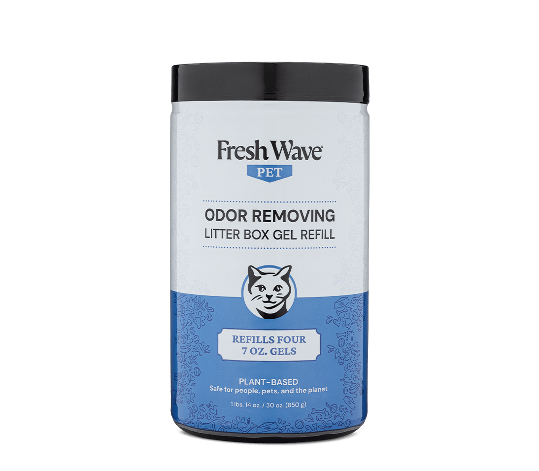 litter box freshness booster Fresh Wave Litter Box Odor Removing Gel Refill (30 oz.)